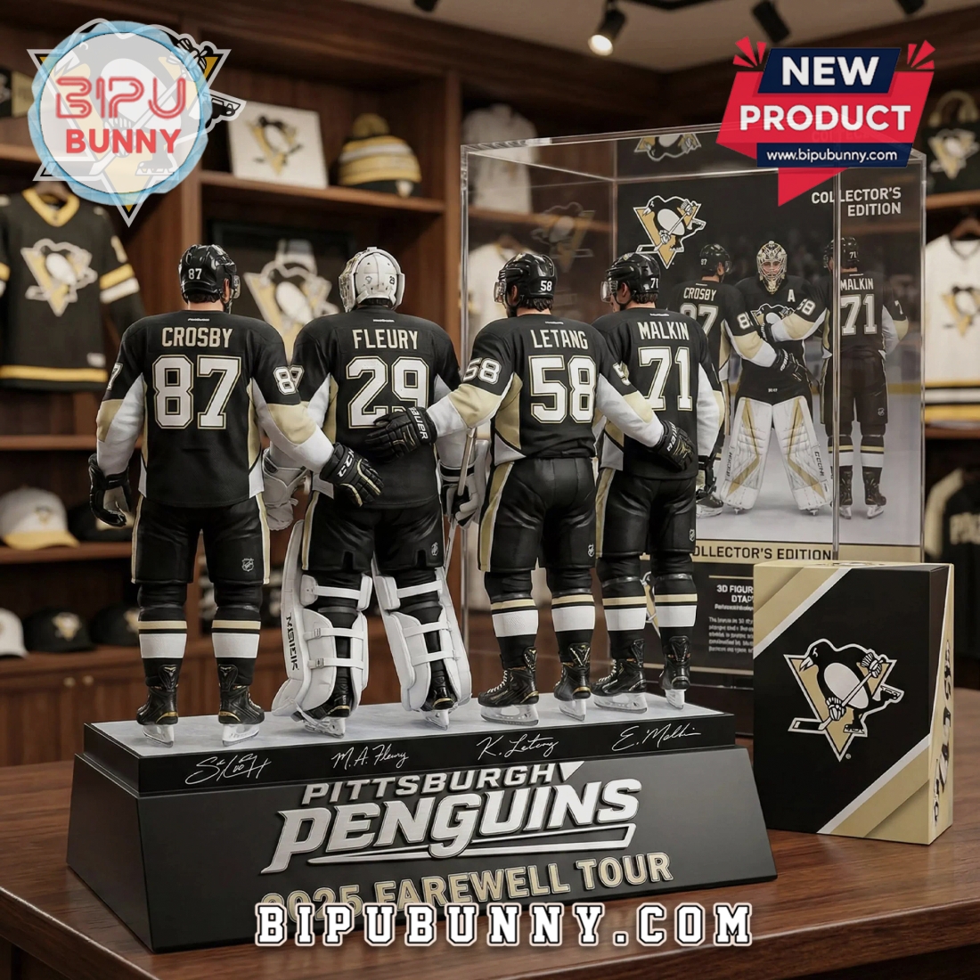 Pittsburgh Penguins 2025 Farewell Tour Collector’s Edition Figurine Pittsburgh Penguins 2025 Farewell Tour Collector’s Edition Figurine
