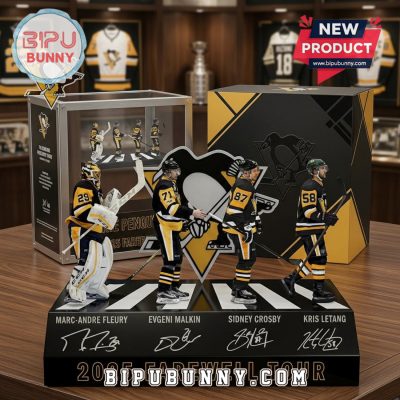 Pittsburgh Penguins 2025 Farewell Tour Commemorative 3D Figurine Display