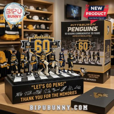 Pittsburgh Penguins 60 Seasons Commemorative Figure