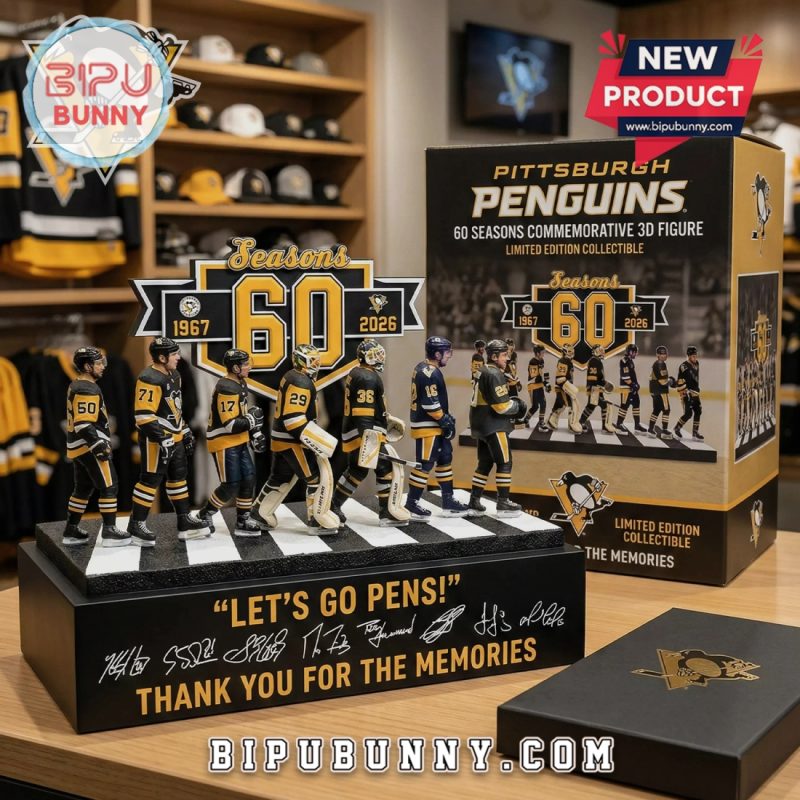 Pittsburgh Penguins 60 Seasons Commemorative Figure