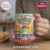Pokemon 30th Anniversary 1996-2026 mug featuring Charmander, Bulbasaur, Pikachu, and Squirtle.!