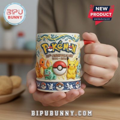 Pok&eacute;mon 30th Anniversary Commemorative 3D Sculpted Collectible Coffee Mug