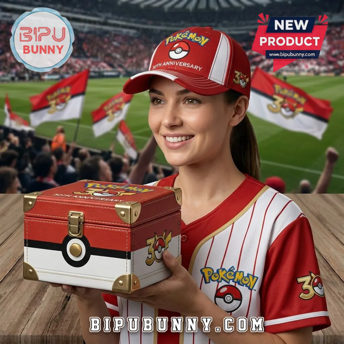 Pokemon 30th Anniversary Limited Edition Baseball Cap Pokemon 30th Anniversary Limited Edition Baseball Cap