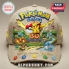 Beige hat with Pokemon, David text, 30 Anniversary 1996-2026. Gotta Catch 'Em All!