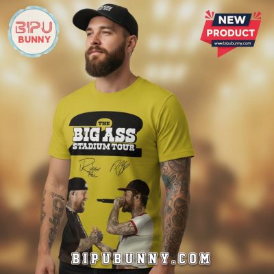 Post Malone Jelly Roll Big Ass Stadium Tour Dates Graphic T-Shirt