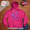 Pink hoodie with 'A Queen was born in March. Happy Birthday to Me!' text, stiletto graphic with butterflies and crown.!