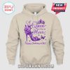 Sweatshirt featuring 'A Queen was born in March' text with a heel, butterflies and crown graphic.!