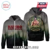 Gray Rambo First Blood hoodie, forest print, action movie style! Features