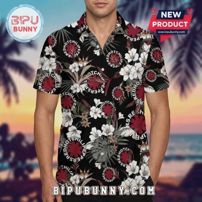 Red Hot Chili Peppers Beach Aloha Shirt – Tropical Floral Hawaiian Shirt