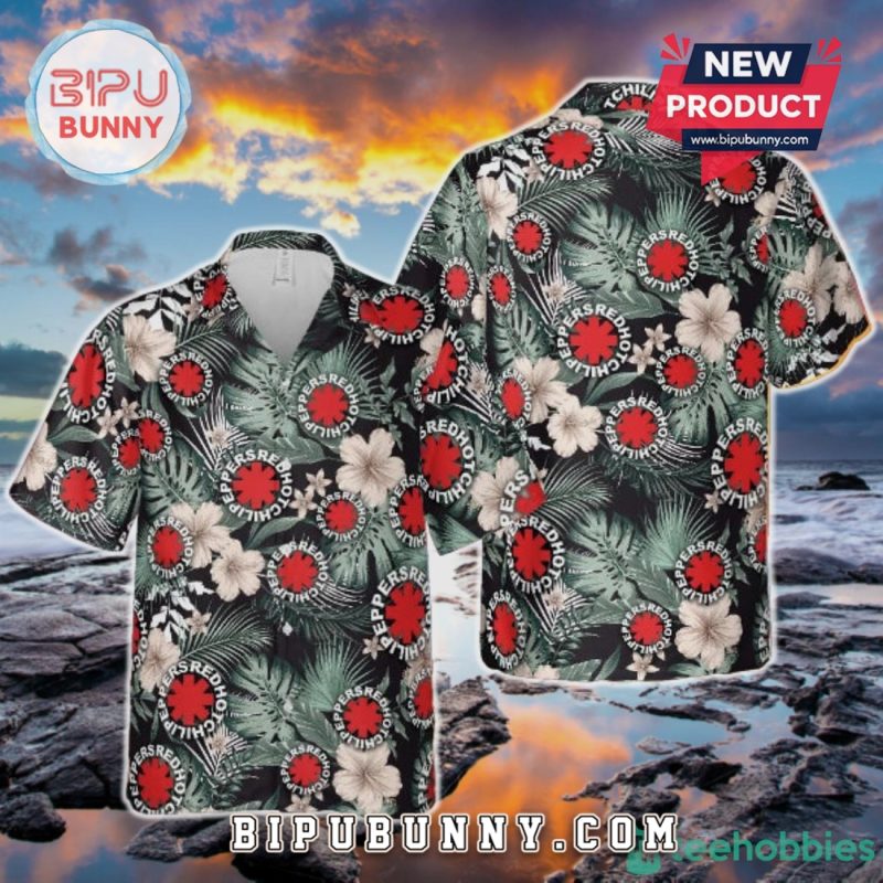 Red Hot Chili Peppers Floral Print Fan Apparel Summer Hawaiian Shirt