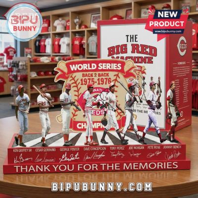 Reds Big Red Machine Champions Commemorative Baseball Figurine