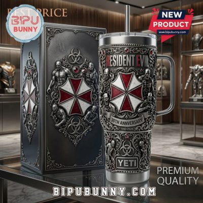 Resident Evil 30th Anniversary Premium Stainless Steel Yeti Tumbler