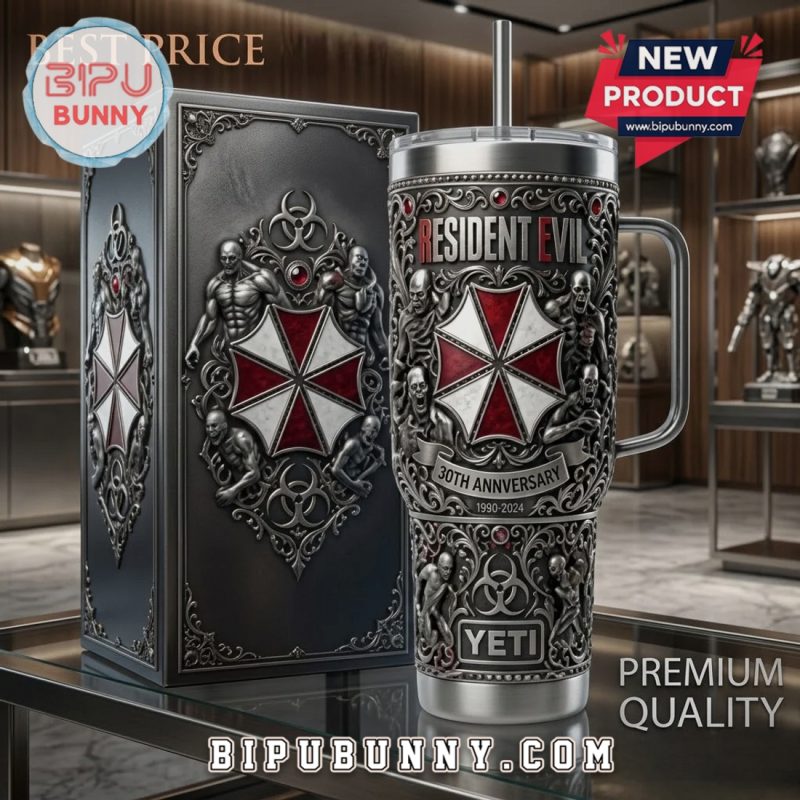 Resident Evil 30th Anniversary Premium Stainless Steel Yeti Tumbler Resident Evil 30th Anniversary Premium Stainless Steel Yeti Tumbler