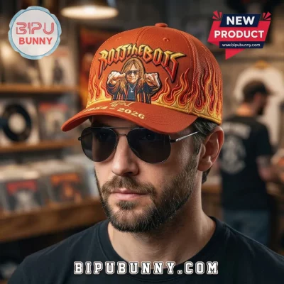 Ross The Boss Commemorative 1954-2026 Flame Embroidered Baseball Cap