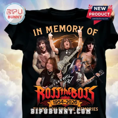 Ross The Boss In Memory Of 1954-2026 Heavy Metal Tribute T-Shirt