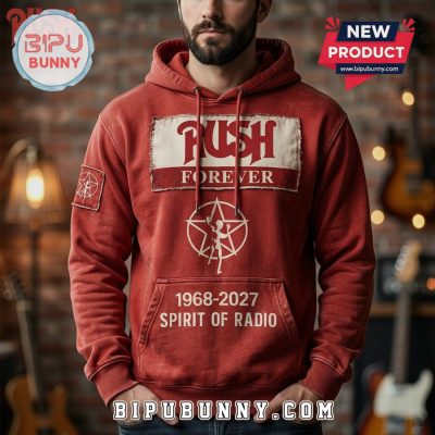 Rush Forever 1968-2027 Spirit of Radio Commemorative Graphic Hoodie