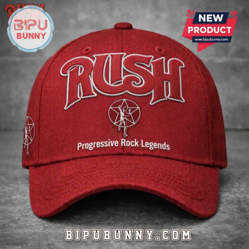 Rush Progressive Rock Legends Embroidered Premium Baseball Cap Rush Progressive Rock Legends Embroidered Premium Baseball Cap