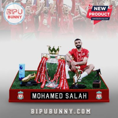 Salah Liverpool FC Trophy Display 3D Model Figurine Statue