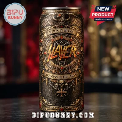 Slayer Reign In Blood Heavy Metal Gothic Skull Can Tumbler
