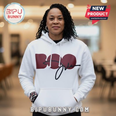 South Carolina Gamecocks Boo Signature White Fashion Hoodie