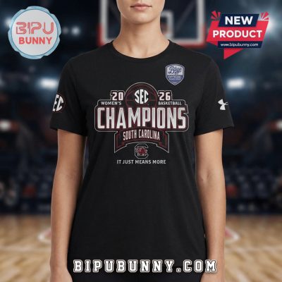 South Carolina Gamecocks SEC Champions 2026 Basketball Graphic T-Shirt