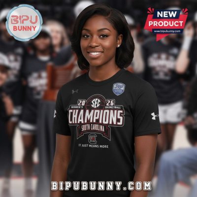 South Carolina Gamecocks SEC Champions Basketball Graphic T-Shirt
