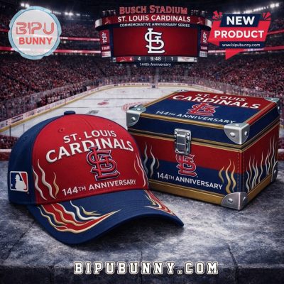 St. Louis Cardinals 144th Anniversary Flame Graphic Premium Hat