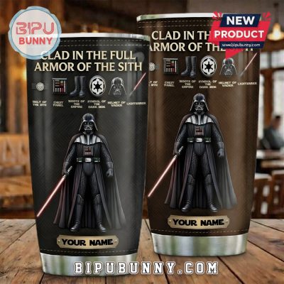Star Wars Darth Vader Full Armor Personalized Tumbler