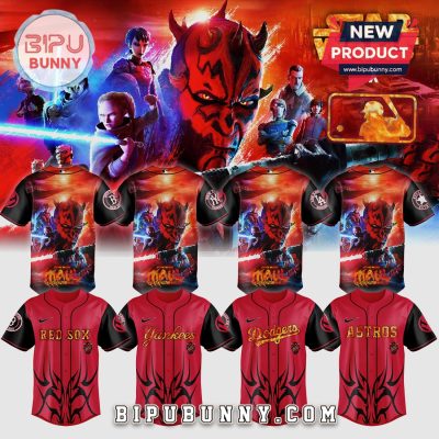 Star Wars x MLB Team Maul Shadow Lord Limited Edition Jersey