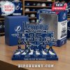 Tampa Bay Lightning tribute figurine set! Royal blue with 35 seasons text and mini player statues! Hockey collectibles!
