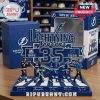 Tampa Bay Lightning 35 Seasons Tribute Figure Set! Blue & white design. Reads 'The Lightning Seasons 35, 1992-2026'.!