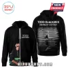 Black Todd Rundgren hoodie! Features tour dates, album art, and signature on this cool musician merch!