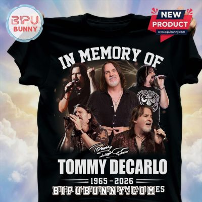 Tommy DeCarlo In Memory Of 1965-2026 Fan Tribute Graphic T-Shirt
