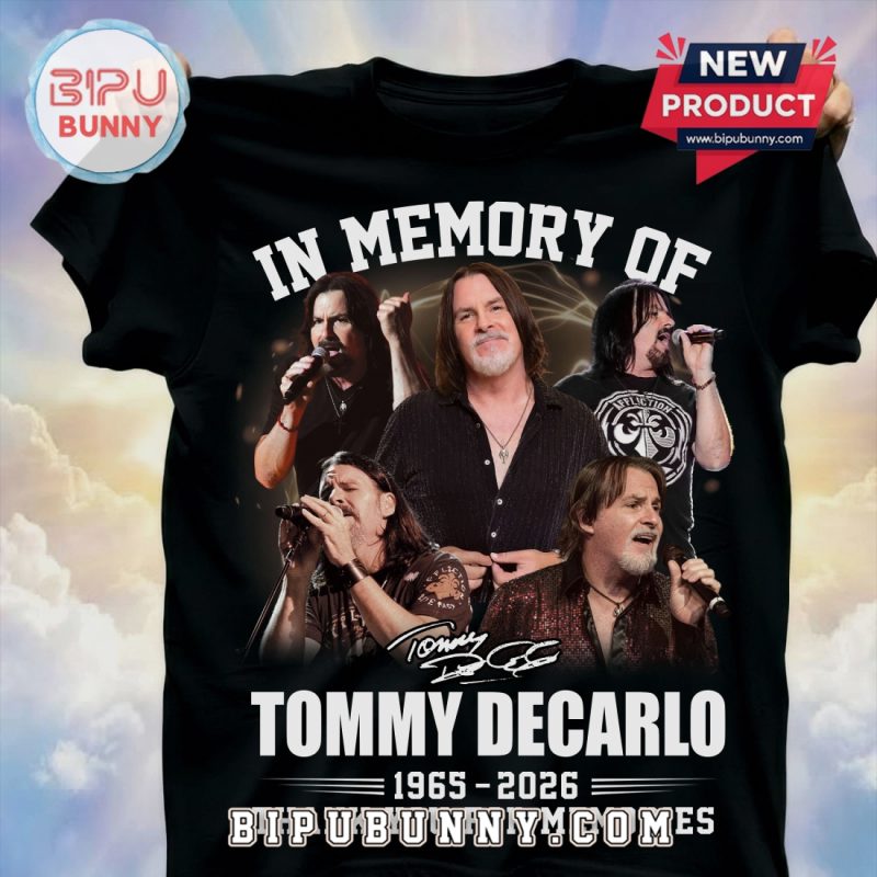 Tommy DeCarlo In Memory Of 1965-2026 Fan Tribute Graphic T-Shirt Tommy DeCarlo In Memory Of 1965-2026 Fan Tribute Graphic T-Shirt
