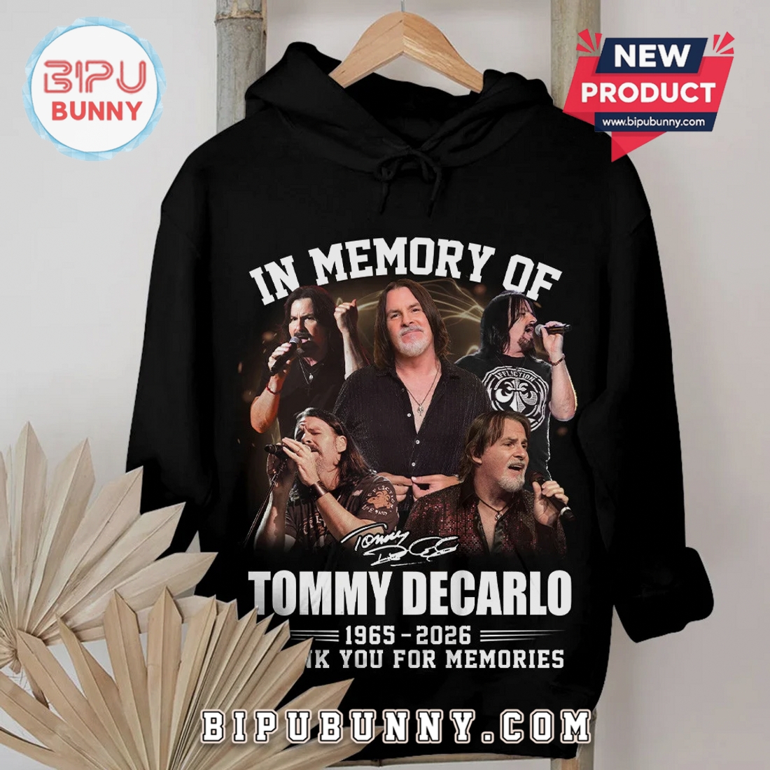 Tommy DeCarlo In Memory Of 1965-2026 Fan Tribute Graphic T-Shirt Tommy DeCarlo In Memory Of 1965-2026 Fan Tribute Graphic T-Shirt