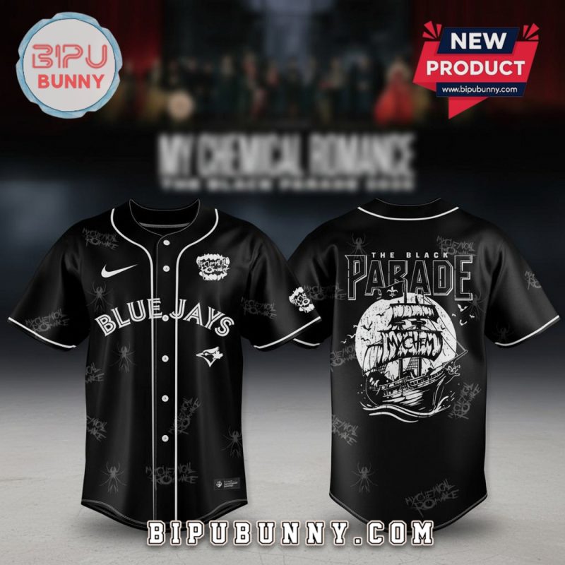 Toronto Blue Jays x My Chemical Romance Black Parade Baseball Jersey