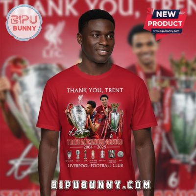 Trent Alexander-Arnold Liverpool FC Thank You Commemorative Graphic T-Shirt
