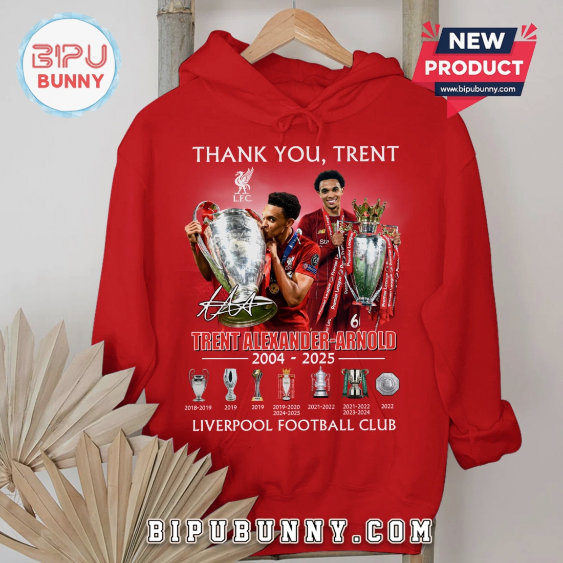 Trent Alexander-Arnold Liverpool FC Thank You Commemorative Graphic T-Shirt Trent Alexander-Arnold Liverpool FC Thank You Commemorative Graphic T-Shirt