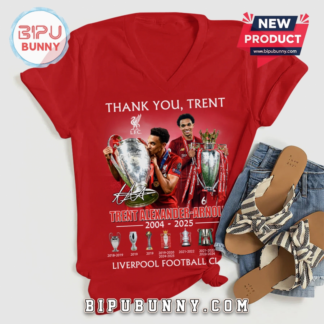 Trent Alexander-Arnold Liverpool FC Thank You Commemorative Graphic T-Shirt Trent Alexander-Arnold Liverpool FC Thank You Commemorative Graphic T-Shirt