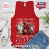 Red tank top featuring Trent Alexander-Arnold with trophy images, text 'Thank You, Trent,' and Liverpool FC branding.!