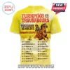 Yellow tee w/Turnpike Troubadours tour dates, cowboy art, Muscadine Bloodline text!
