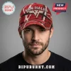 Red Van Halen baseball cap! Distressed look, VH logo, rock band merch!
