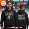 Black hoodie: '2026 World Baseball Classic Champions'. Venezuelan flag. Silver text. Back: 'The best baseball in the world'!