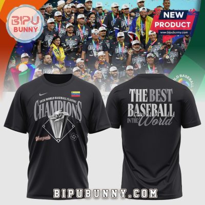 Venezuela Baseball 2026 World Classic Champions Locker Room T-Shirt