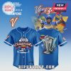 Blue baseball jersey, text 'Venezuela Champions,' 'World Baseball Classic.' Trophy graphic! New product at bipubunny.com!