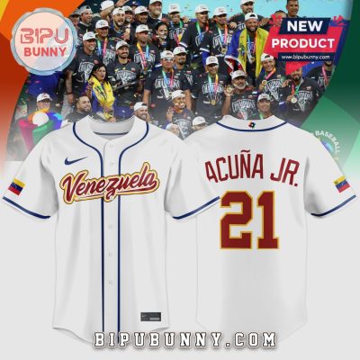 Venezuela Baseball Jersey 2026 World Classic Home Stadium Jersey