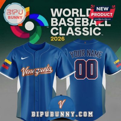 World Baseball Classic Venezuela 2026 Limited Edition Blue Navy Jersey