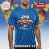Blue tee, 26 World Baseball Classic Champions design. Text: CHAMPIONS, 20-26, Venezuela flag. Show support!