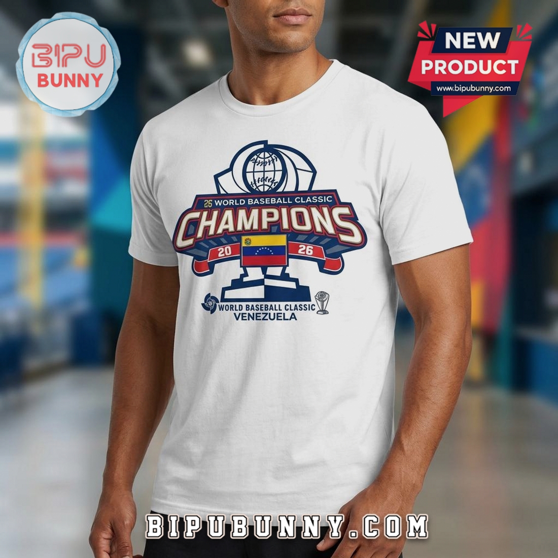 World Baseball Classic Venezuela Champions 2026 Graphic T-Shirt World Baseball Classic Venezuela Champions 2026 Graphic T-Shirt