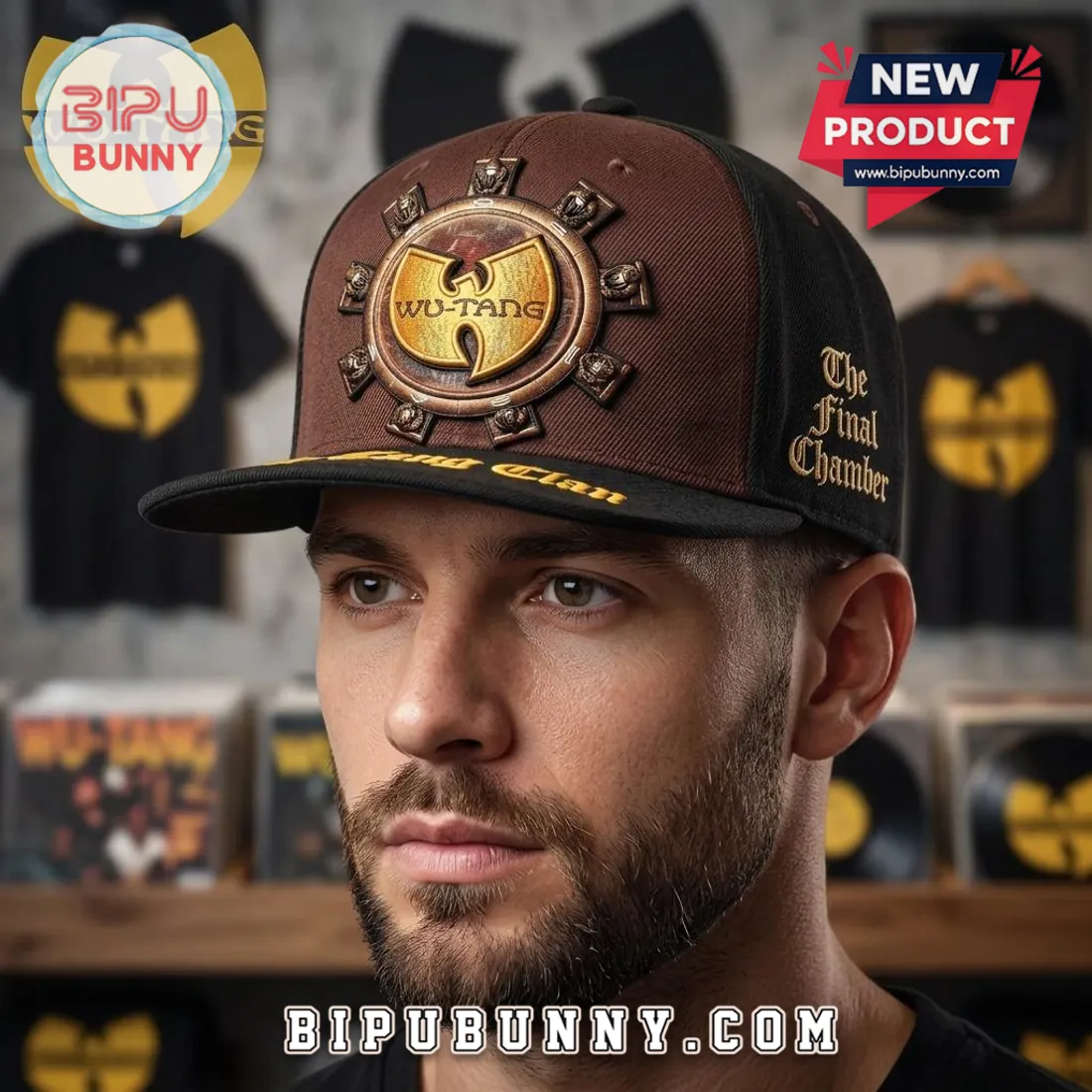 Wu-Tang Clan Final Chamber Exclusive 3D Edition Premium Baseball Cap Wu-Tang Clan Final Chamber Exclusive 3D Edition Premium Baseball Cap